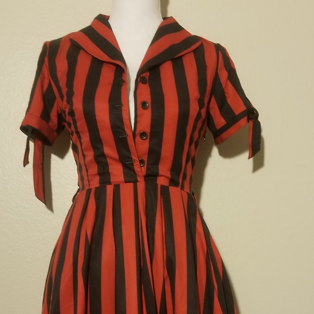 Lindy Bop striped dress